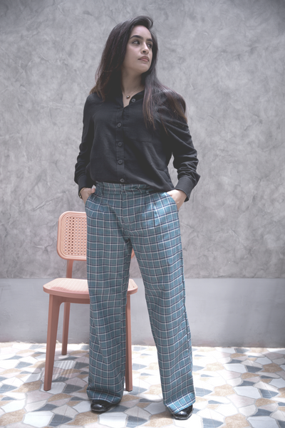 9 to 9 pant (Green)