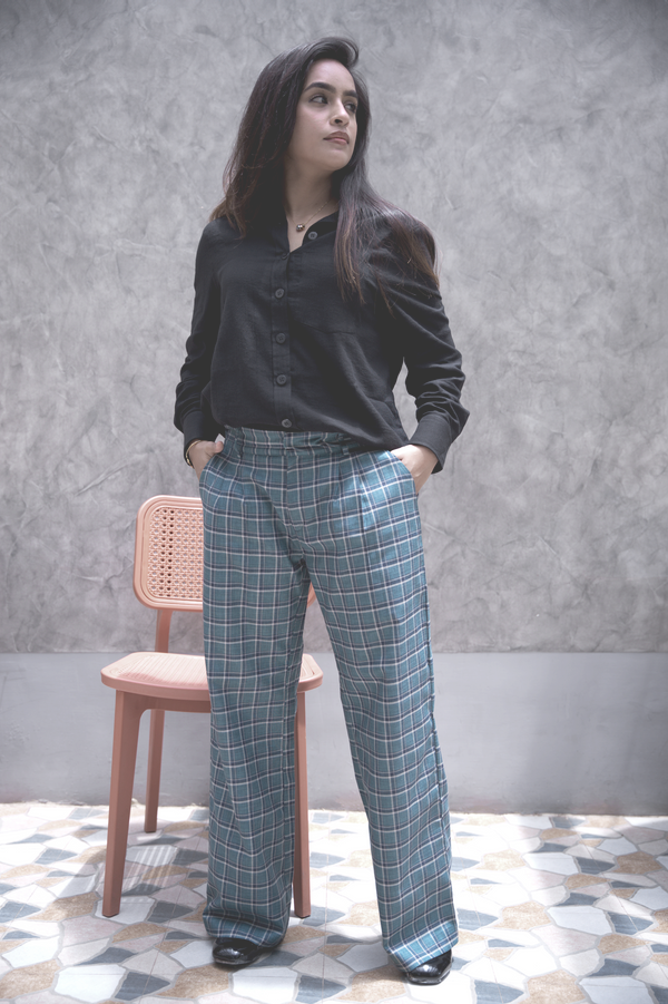 9 to 9 pant (Green)